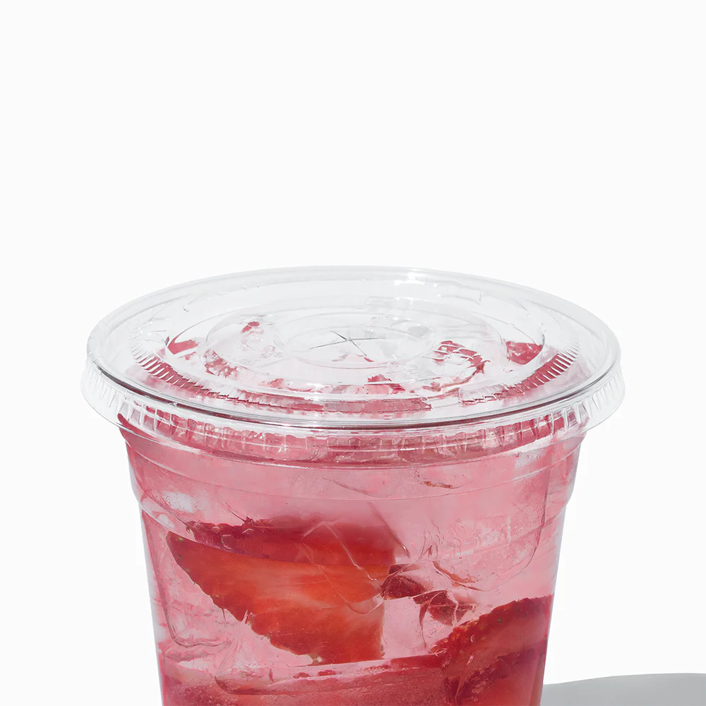 UNIQ 98mm Clear Cup Lids - 1000/Case