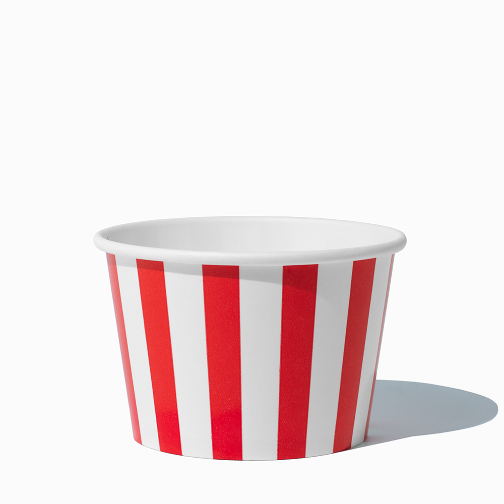 UNIQ 8 oz Double-Poly Coated Paper Food Cups - 1000/Case