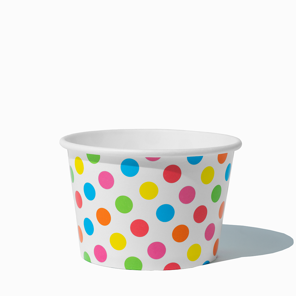 UNIQ 8 oz Double-Poly Coated Paper Food Cups - 1000/Case