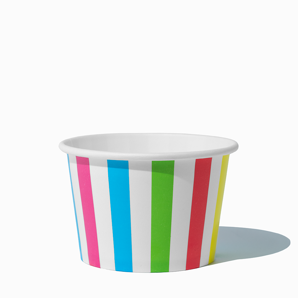 UNIQ 8 oz Double-Poly Coated Paper Food Cups - 1000/Case