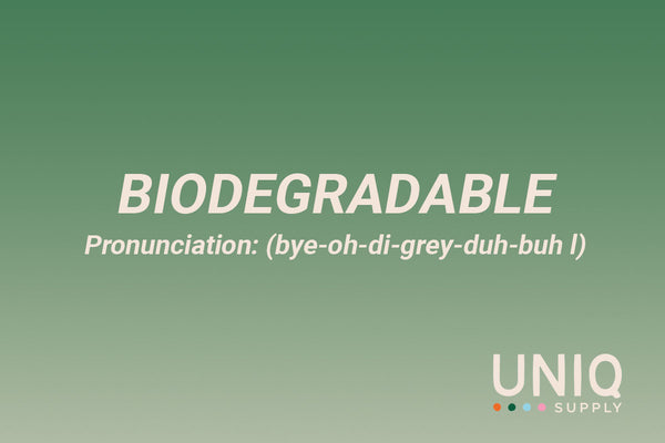 Biodegradable illustration