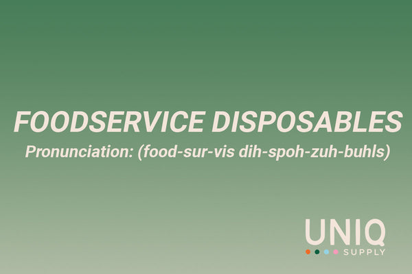 Foodservice Disposables illustration