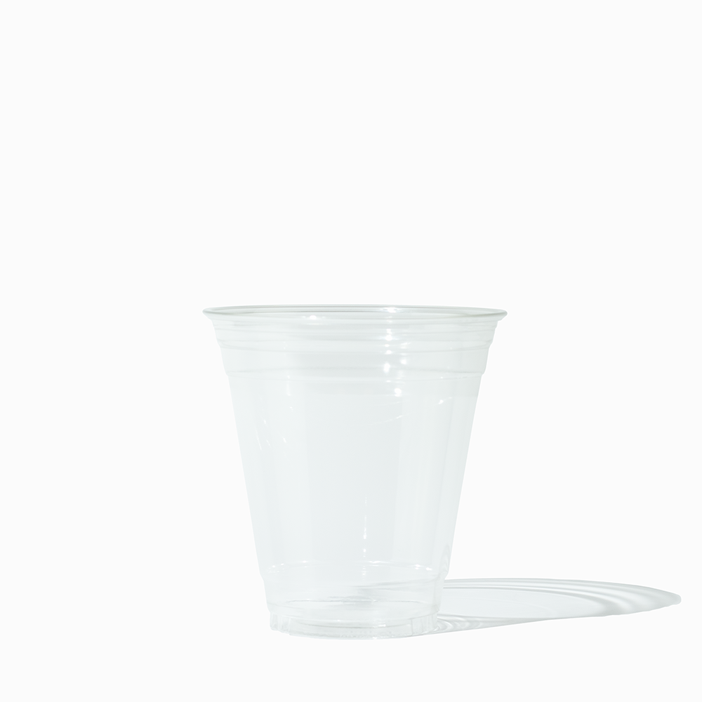 12 oz Clear PET Plastic Cups - Disposable - 1000/Case