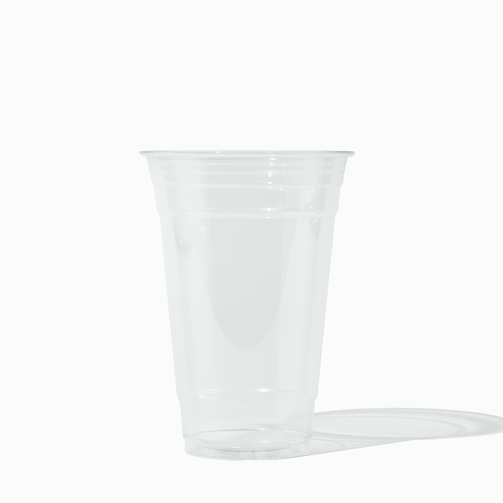 20 oz Clear PET Plastic Cups - Disposable - 1000/Case
