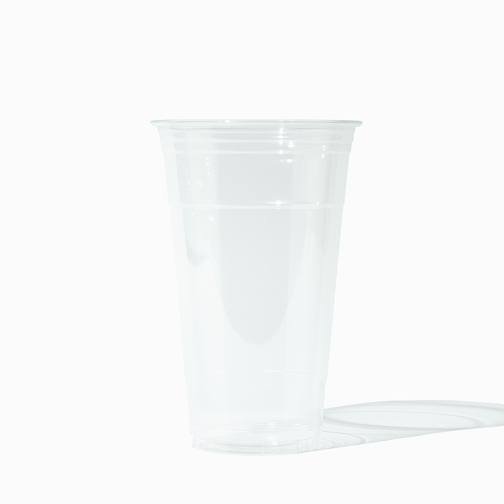 24 oz Clear PET Plastic Cups - Disposable - 1000/Case