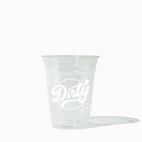 DIRTY 16 oz Clear PET Plastic Soda Cups - 1000/Case