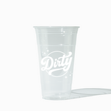 DIRTY 24 oz Clear PET Plastic Soda Cups - 1000/Case