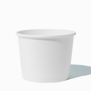 12 oz White double-poly heavy-duty paper soup bowl for restaurants