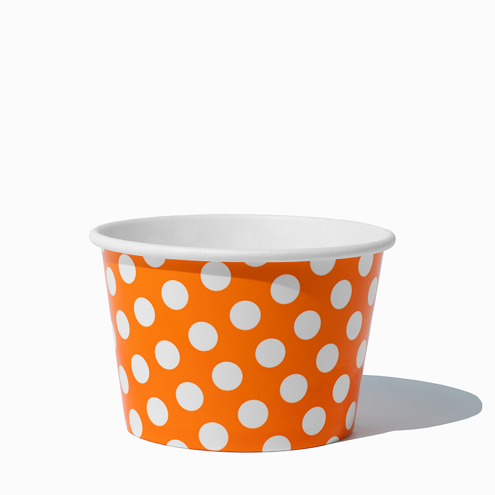 UNIQ 8 oz Double-Poly Coated Paper Food Cups - 1000/Case