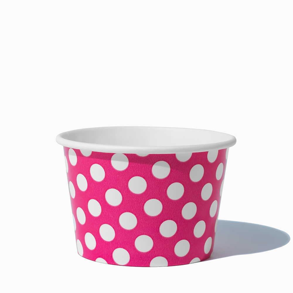 UNIQ 8 oz Double-Poly Coated Paper Food Cups - 1000/Case