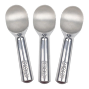 4 oz commercial Zeroll ice cream scoop - Heat-conductive aluminum handle for hard-dipped desserts.